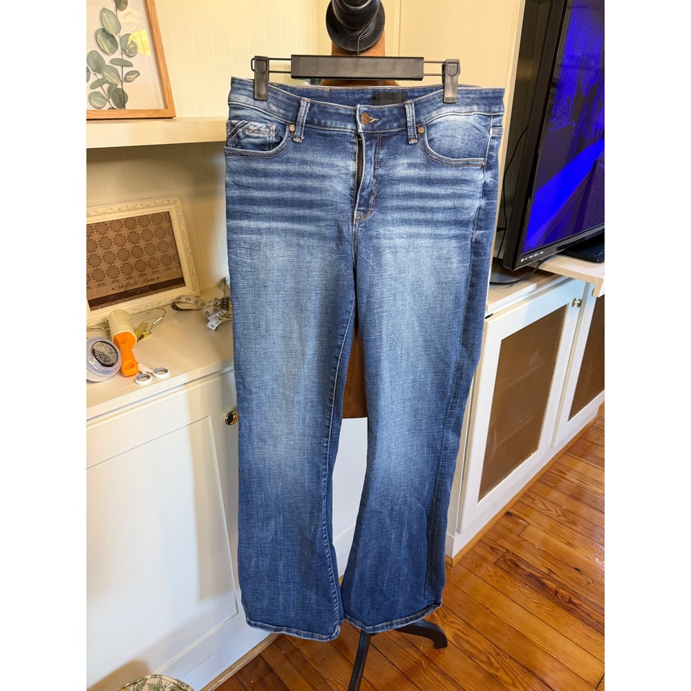 Buckle Black Fit No. 53 Flare Jeans Medium Wash 30x32 Stretch Denim
